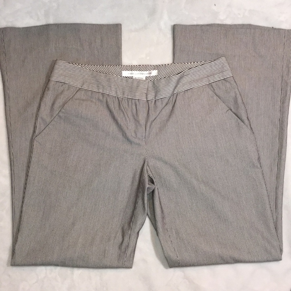 Diane Von Futstenberg dress trouser black & white